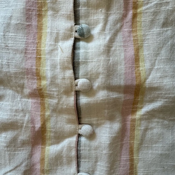 New Billabong The Salty Blonde Striped Mini Dress Size L - Picture 8 of 13